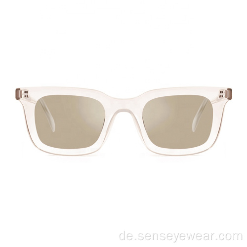 Großhandel Frauen UV400 Acetat polarisierte Farbtöne Sonnenbrille